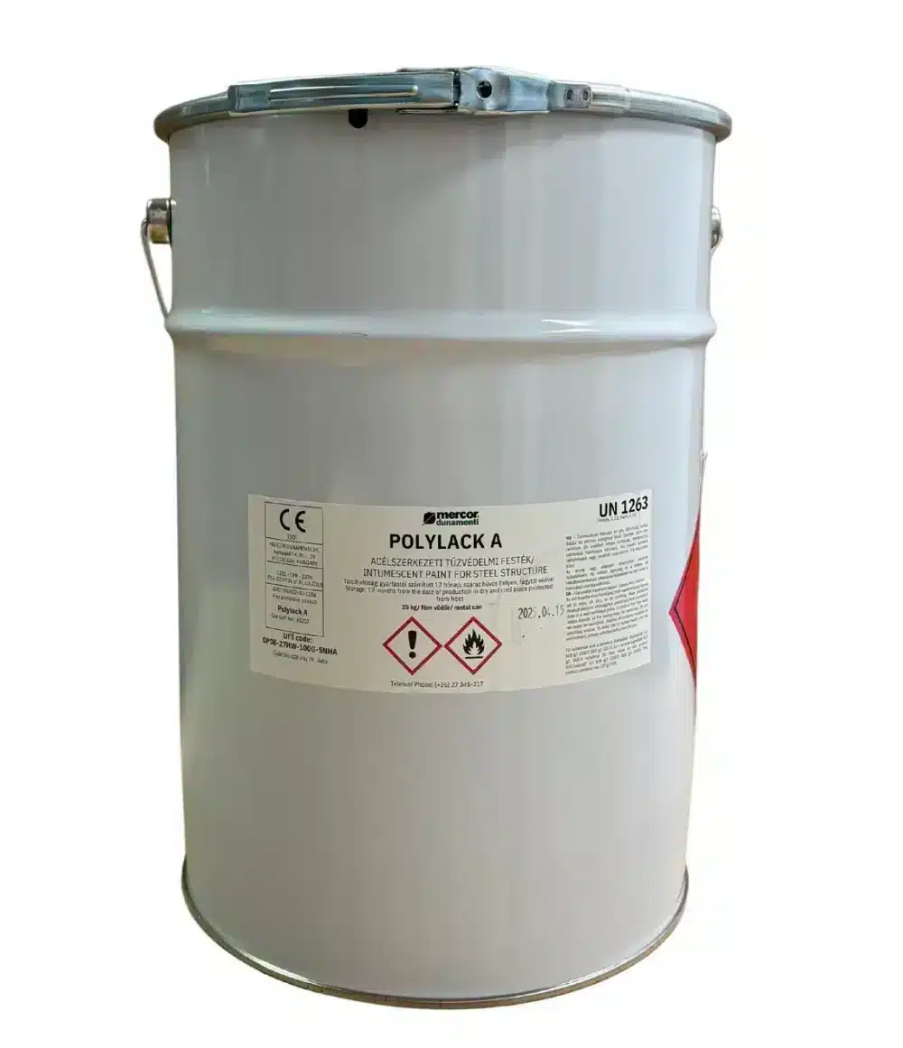 Polylack A tűzvédelmi festék (25 kg /vödör)