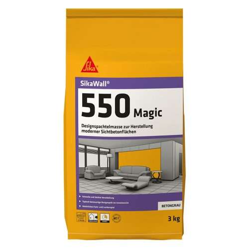 Sikawall-550 Magic beltéri látszóbeton hatású falak kialakításához