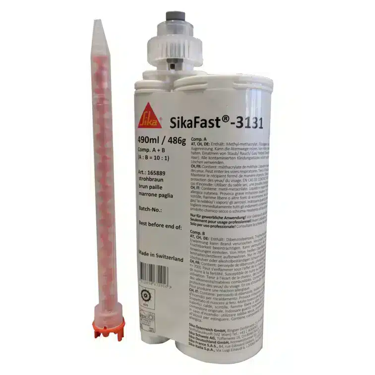 SikaFast-3131 strukturális ragasztó A+B komponens 490 ml-es ikerkartus