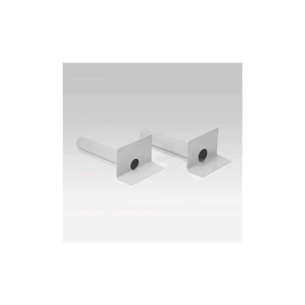 S-Scupper PVC 125 világosszürke oldalkifolyó egység = 1 db 490 mm csőhossz, 5 °-os lejtés
