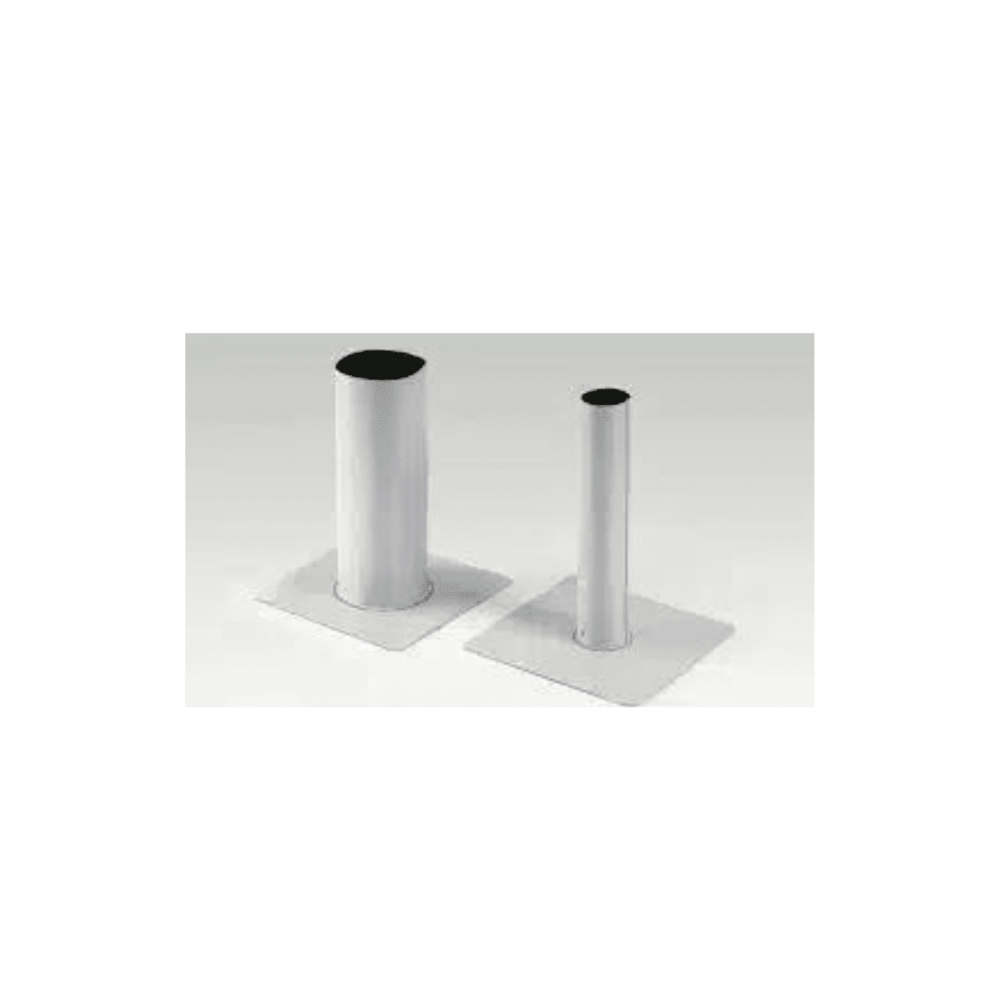 S-Scupper PVC 110 világosszürke oldalkifolyó egység = 1 db 490 mm csőhossz, 5 °-os lejtés