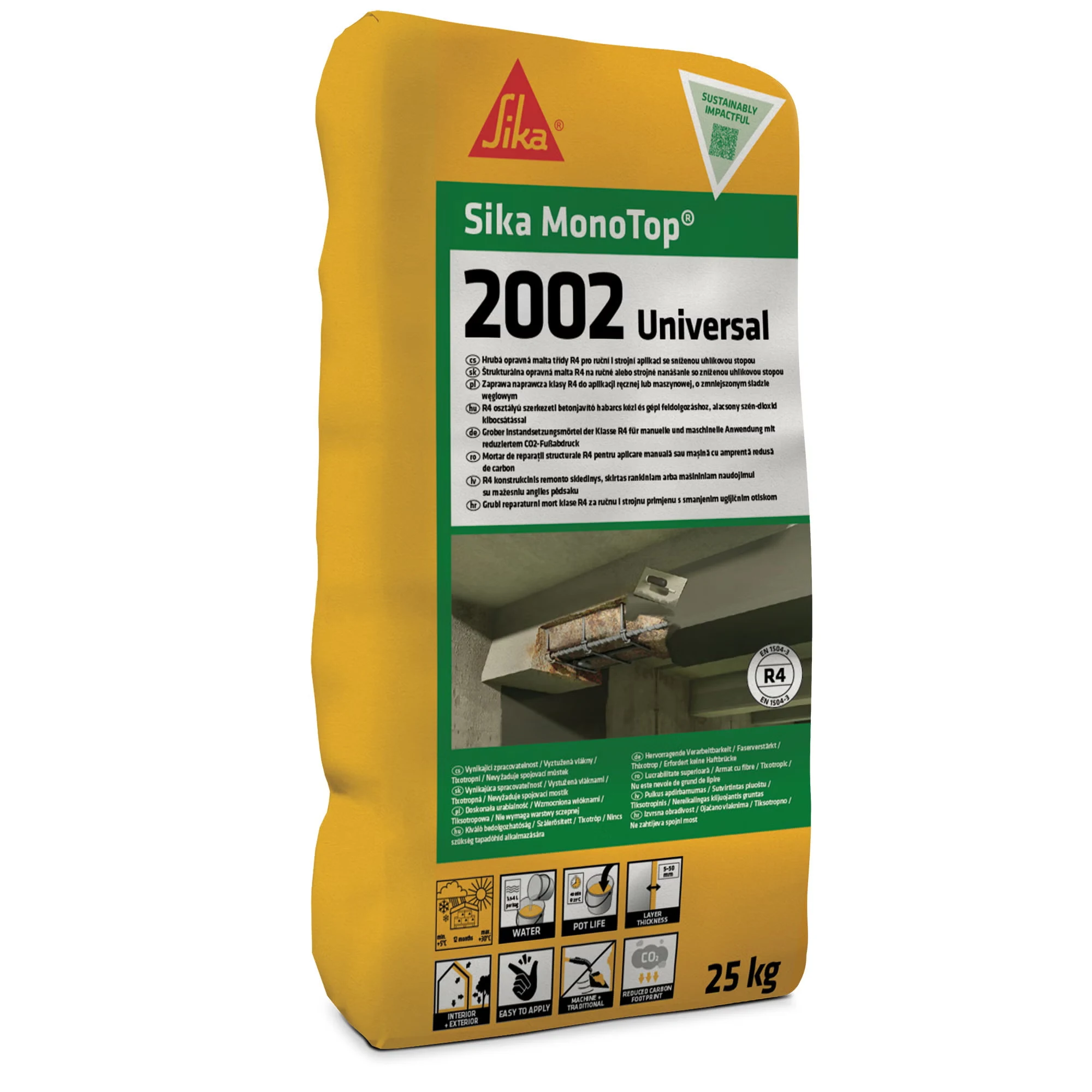 sika-monotop-2002-universal.webp Sika MonoTop-2002 Universal R4 betonjavító habarcs 25 kg